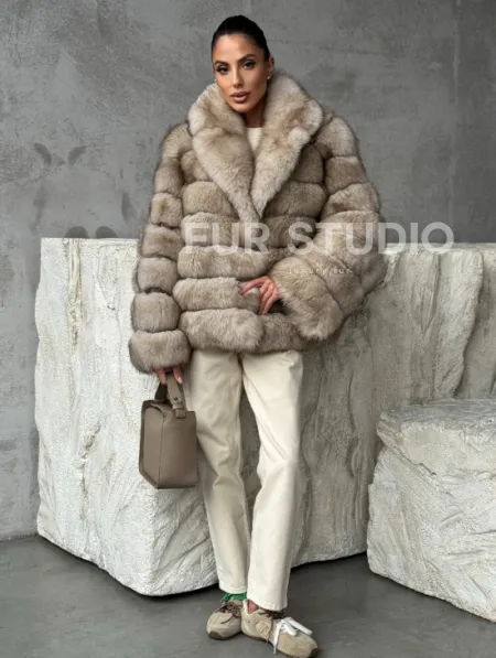 Шуба из песца - фото 5