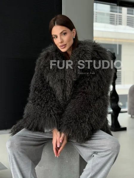 Шубка из ламы - фото 7