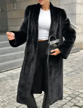 Модная шуба из меха норки Saga furs - фото 2