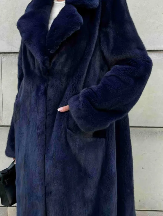 Норковая шуба цельный мех Saga furs - фото 2