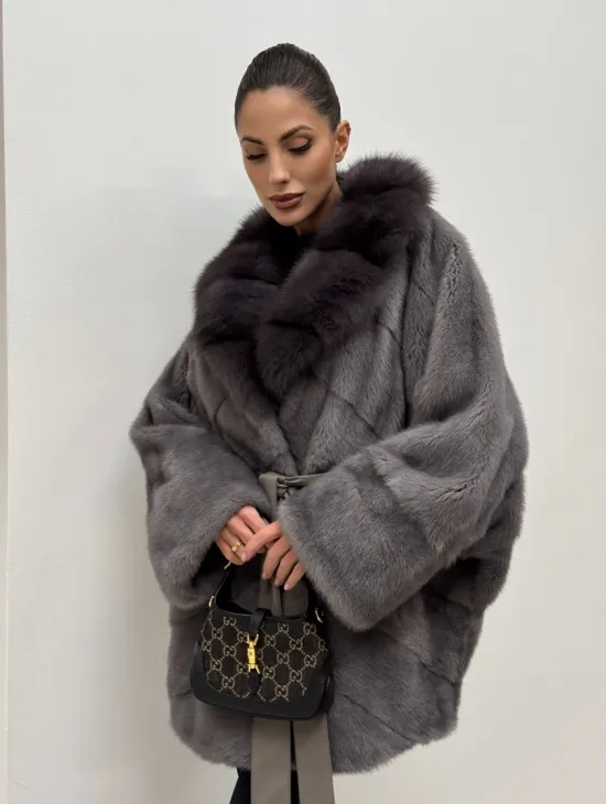 Полушубок норковый 