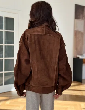 Замшевая куртка женская 2025 - фото 3