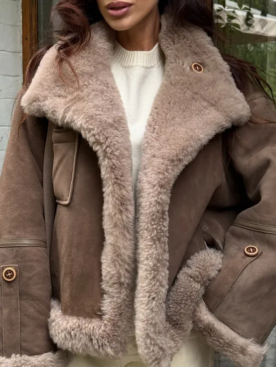 Куртка - дублёнка двухсторонняя - фото 1