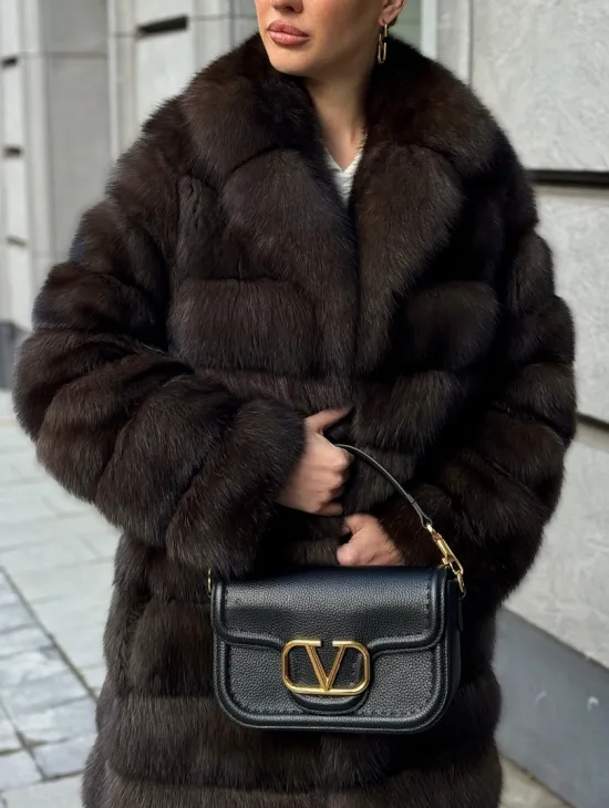 Шуба из соболиного меха - фото 4