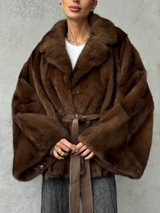 Шуба норковая оверсайз - фото 2