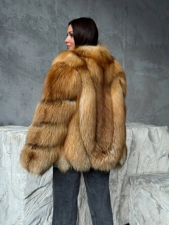 Шуба из лисы - фото 4