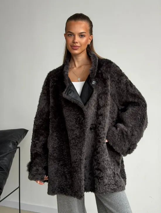 Шубка из овчины - фото 11