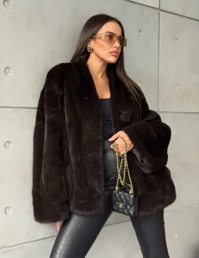 Полушубок норковый SAGA FURS - Winter 2026 - фото 9