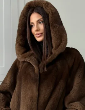 Автоледи с капюшоном из норки KOPENHAGEN FUR - фото 4