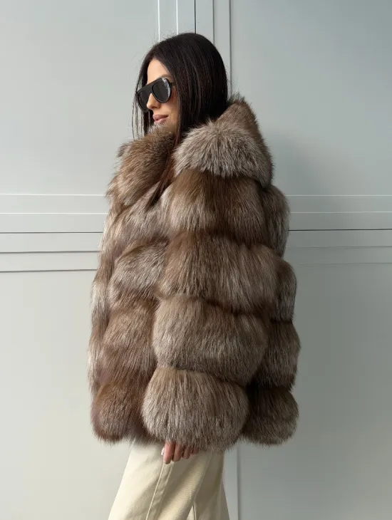 Полушубок из финской лисы - фото 7