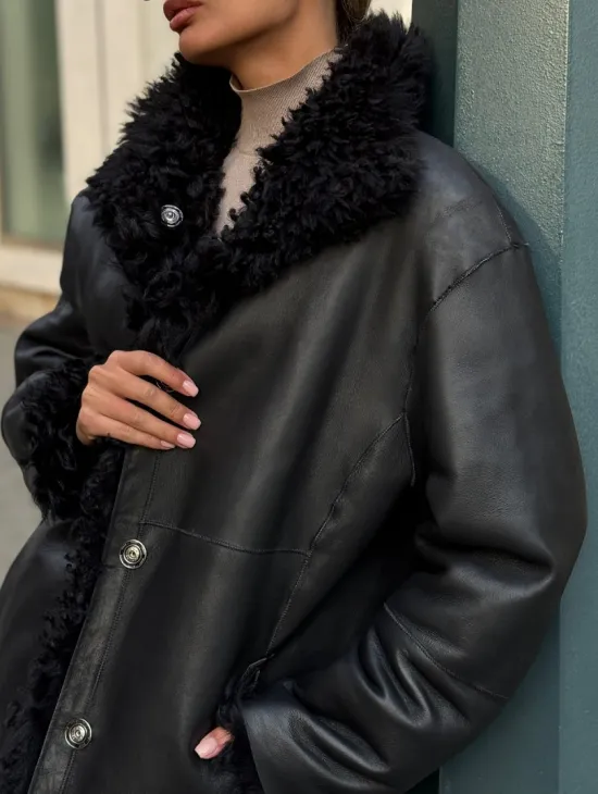 Дубленка из натуральной овчины Тиградо - фото 3